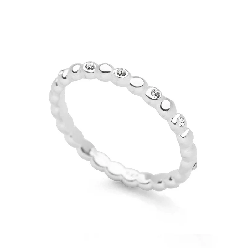 Classic And Modern Jewelry Styles On Sale Celeste Sparkle Stack Ring