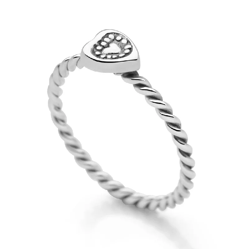 Stunning Jewelry At A Fraction Of The Price Charmed Heart Stack Ring