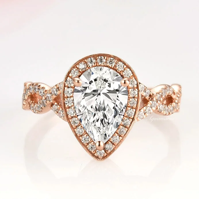 Special Jewelry Deals – Upgrade Your Collection Nouveau Engagement Ring- 14K Solid Rose Gold