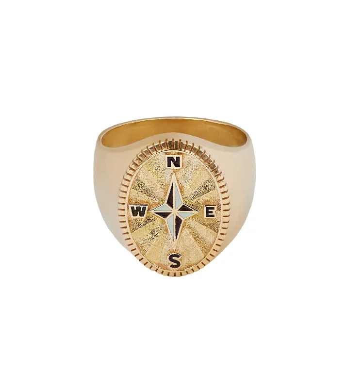 Exclusive Jewelry Offers – Shine For Less Internal Compass : Big Daddy Signet