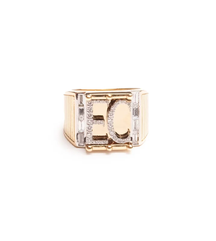 Exclusive Jewelry Sale – Sparkle For Less Lovestruck : Custom Initial Pierced Diamond Ring Exclusive Jewelry Sale – Sparkle For Less Lovestruck : Custom Initial Pierced Diamond Ring