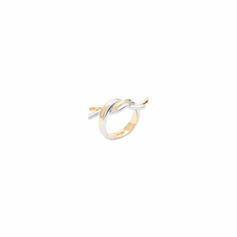 Luxury Jewelry At Unbeatable Discounts Venus White Rhodium & Gold Plated Ring