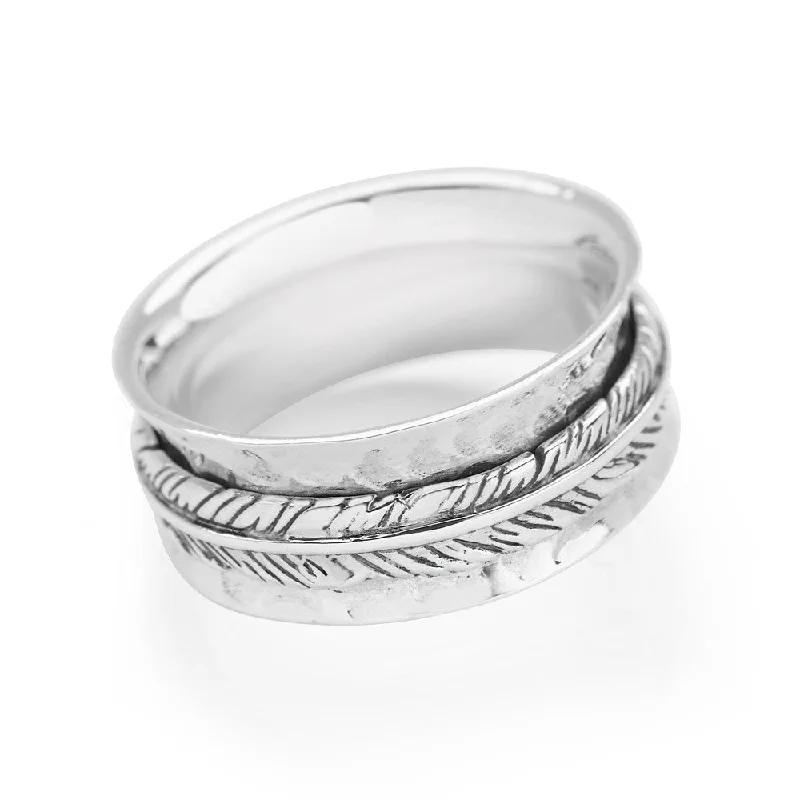 Luxury Jewelry Clearance – Shop Premium Styles Now Feather Spin Ring