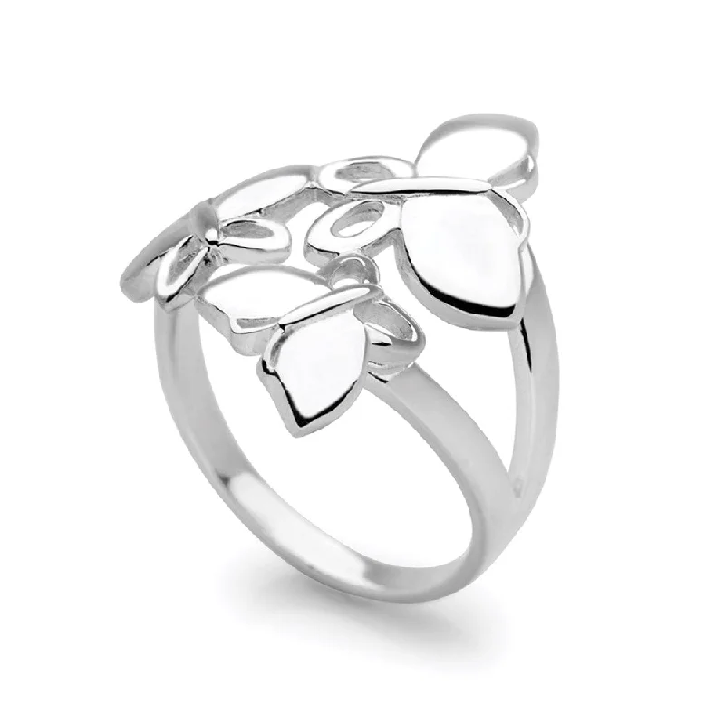Eco-Friendly Sustainable Jewelry For Conscious Buyers Field of Butterflies Rings