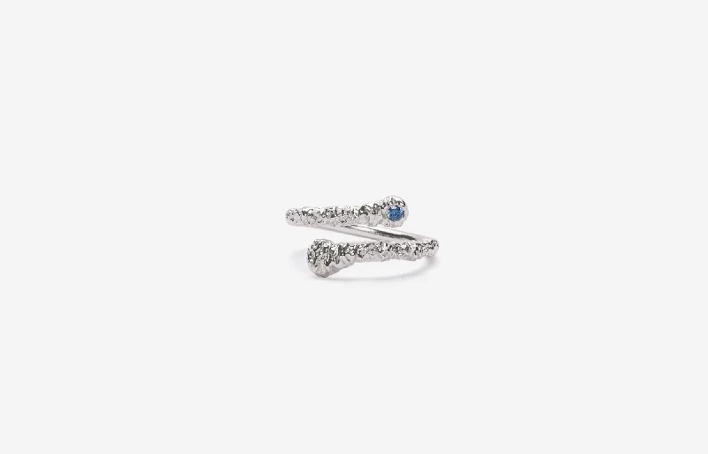 Unmissable Discounts On Timeless Jewelry Pieces IX Crunchy Blue Nature Ring