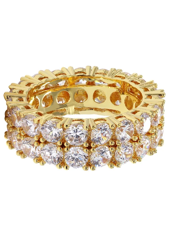 Gold Plated Eternity Ring | 10.5 Grams