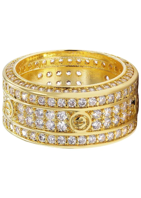 Gold Plated Eternity Ring | 8 Grams