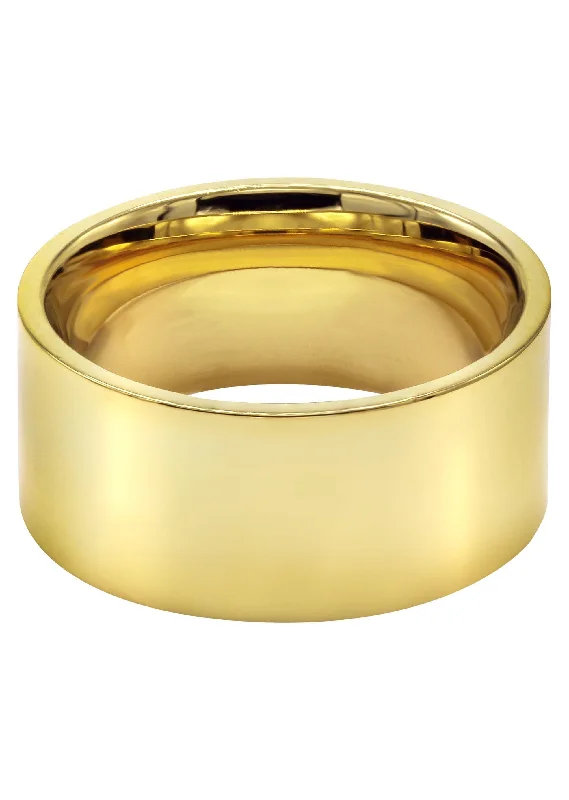 Mens Gold Plated Wedding Band | 9.2 Grams