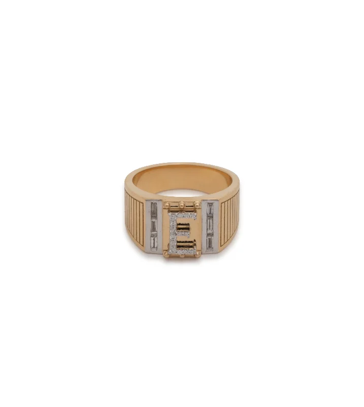 Affordable Glamour – Premium Jewelry At Special Prices Lovestruck : Pierced Diamond Initial Ring Affordable Glamour – Premium Jewelry At Special Prices Lovestruck : Pierced Diamond Initial Ring
