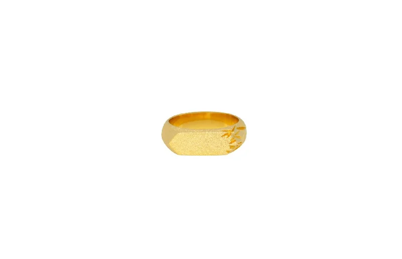 Limited-Time Offer On Premium Jewelry Collections IX Lykke 22K Gold Plated Ring