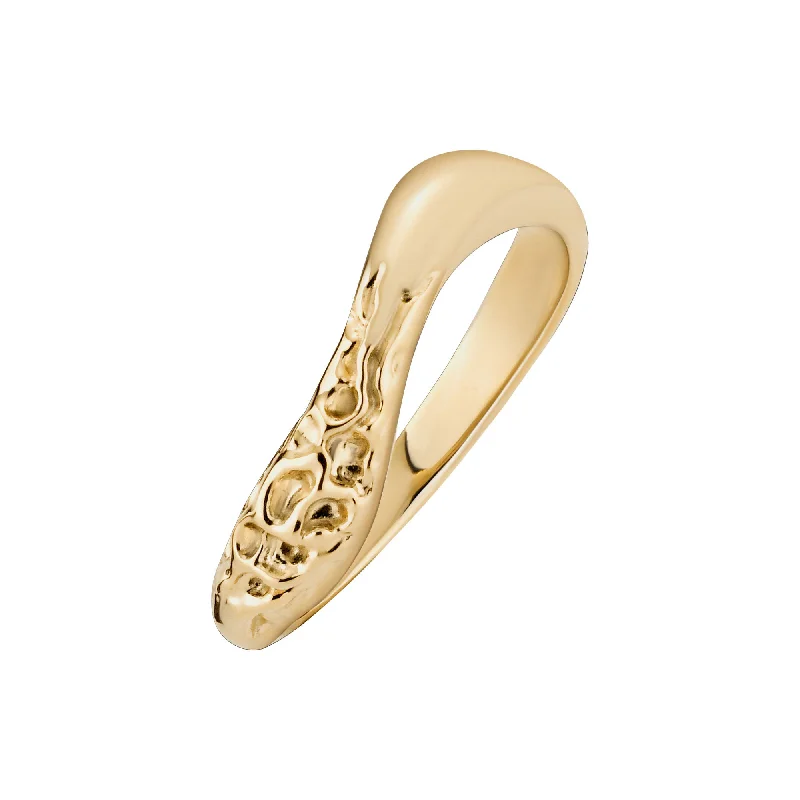 Luxury Jewelry Sale – Elegant Styles At Unbeatable Prices Silken Gold Plated Ring