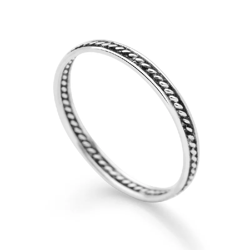 Limited-Time Jewelry Sale – Don't Miss Out On Dazzling Discounts Mini Rope Stack Ring