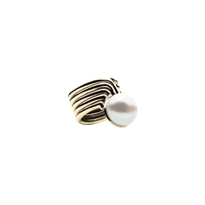 Trending Jewelry Styles Now At Limited-Time Discounts Supersonic Pearl Ring Gold Plated Trending Jewelry Styles Now At Limited-Time Discounts Supersonic Pearl Ring Gold Plated