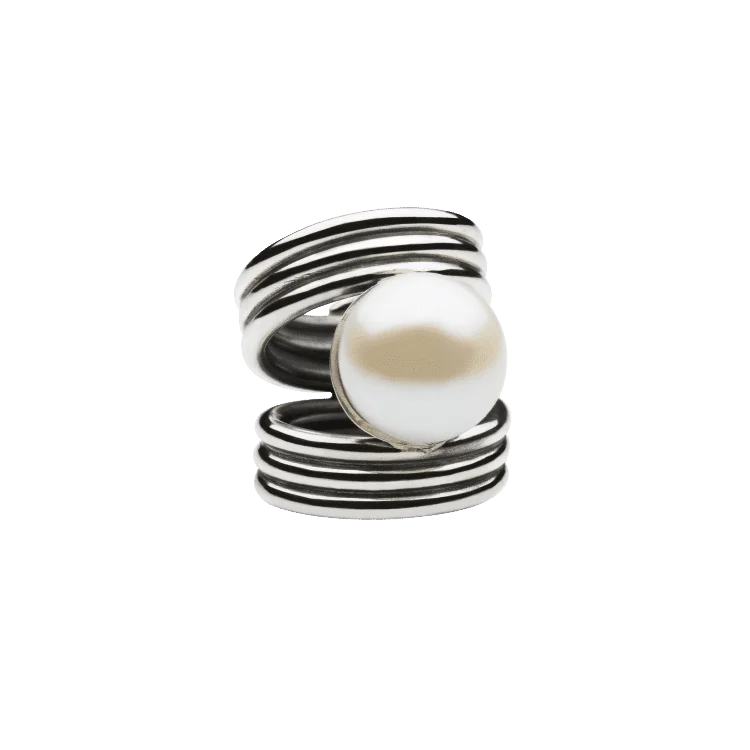 Handcrafted Jewelry Sale – Unique Designs At Low Prices Toni Pearl Ring Silver