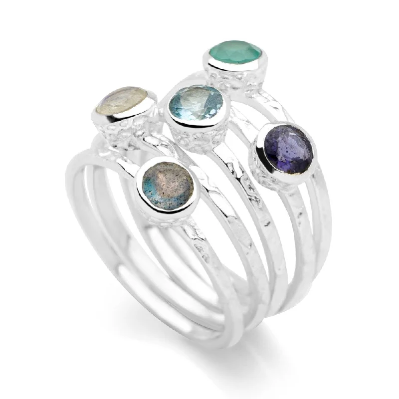 Huge Savings On Timeless Jewelry Collections Oceanside Stack Rings (Set of 5)
