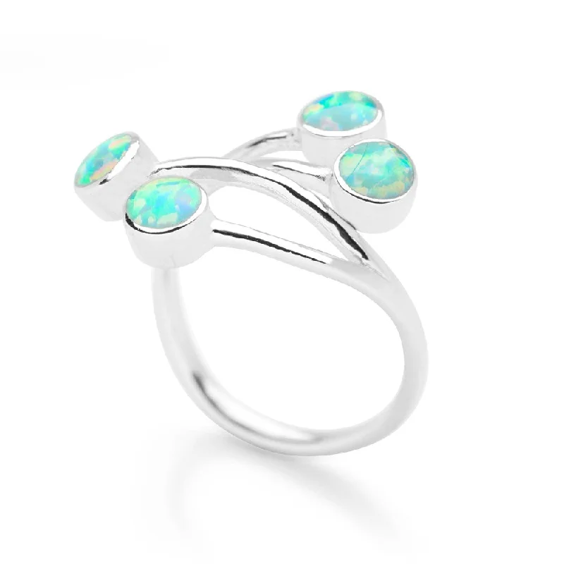 The Perfect Jewelry Piece At The Perfect Discount Opal Vine Ring (Adjustable)