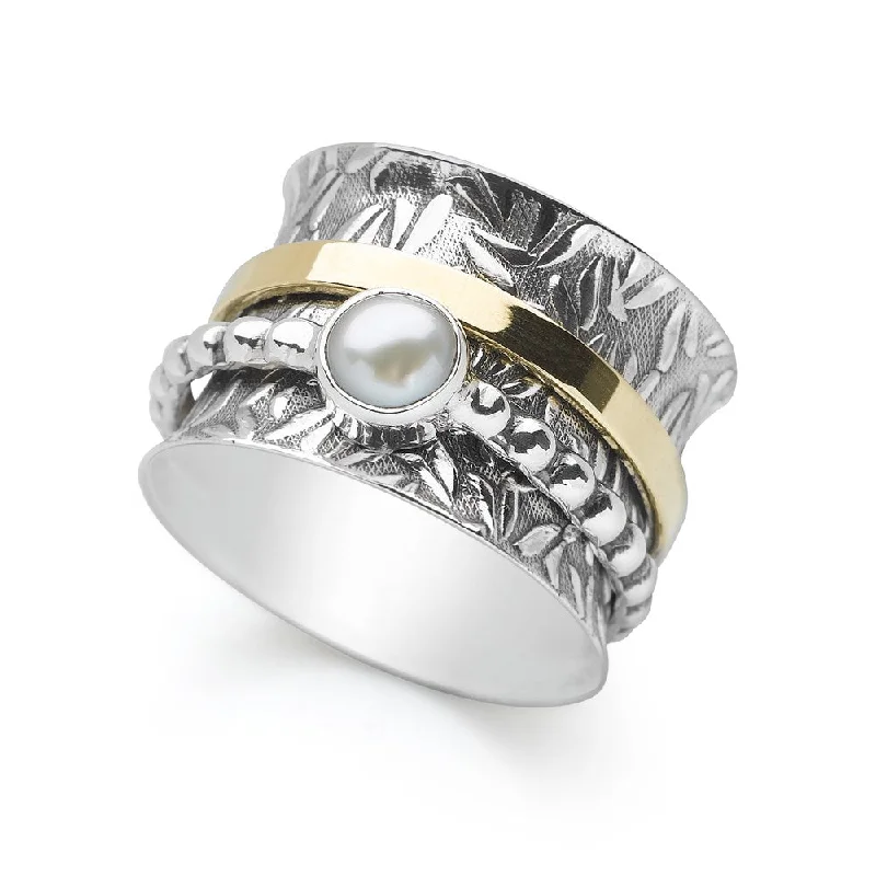 Limited-Time Jewelry Sale – Don't Miss These Deals Pearl Spin Ring