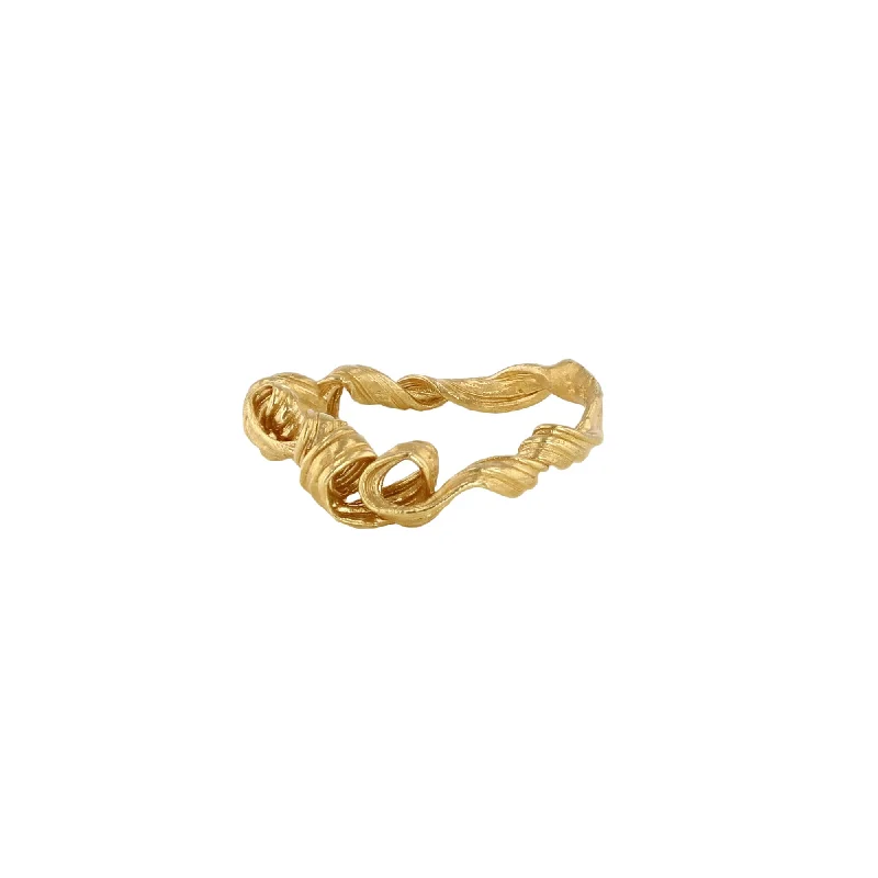 Seasonal Jewelry Deals – Elevate Your Style Fouettés #1 24K Gold Plated Ring