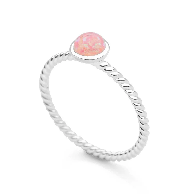 Affordable Elegance – Special Jewelry Sale Now Live Pink Opal Dot Ring