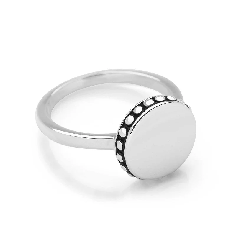 Fashion-Forward Geometric Jewelry For Contemporary Style Polynesian Ring