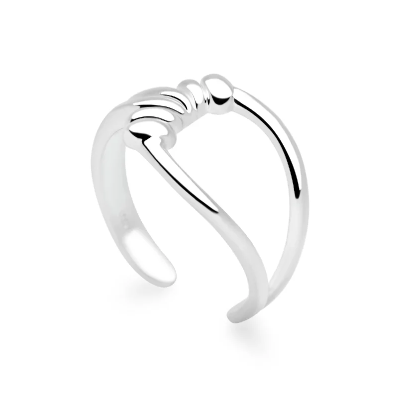 Trending Jewelry Now At Unbeatable Prices Ruched Silver Ring