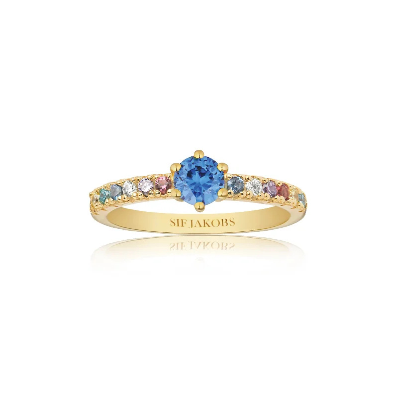 Final Call – Shop Exquisite Jewelry Before It's Gone Ellera Uno 18K Gold Plated Ring w. Zirconias