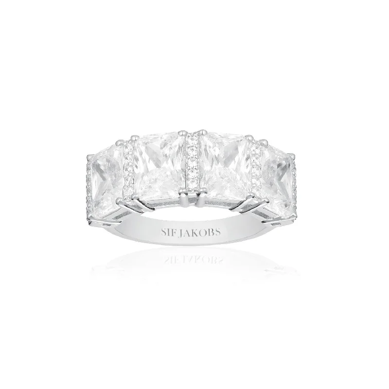 Dazzling Deals On Necklaces, Bracelets, And More Roccanova Altro Quattro Silver Ring w. Zirconias