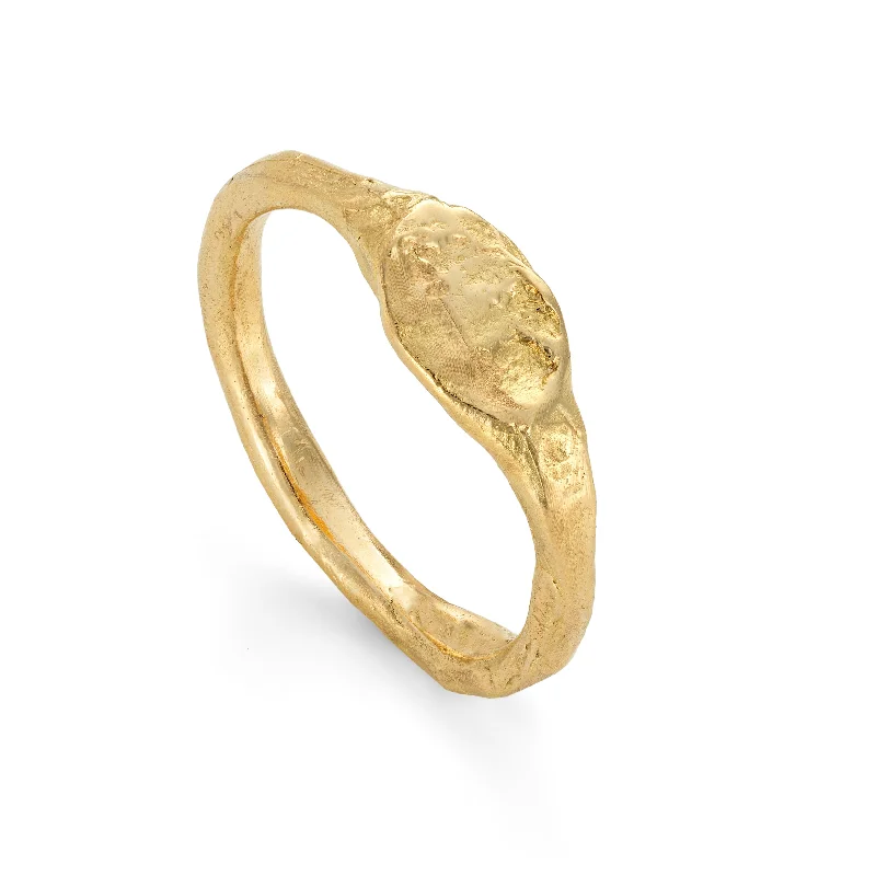 Exclusive Jewelry Offers – Sparkle For Less Morvah Signet Ring 18ct gold
