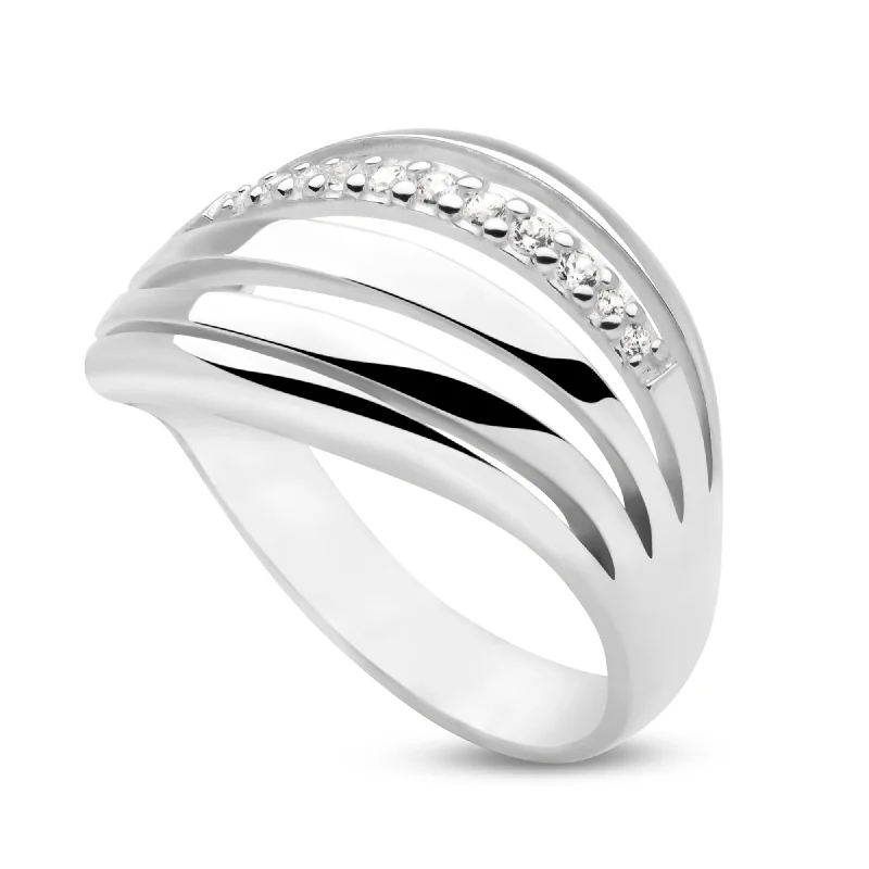 Shop Dazzling Rings, Earrings, And More At Special Discounts Sparkling Flare Ring