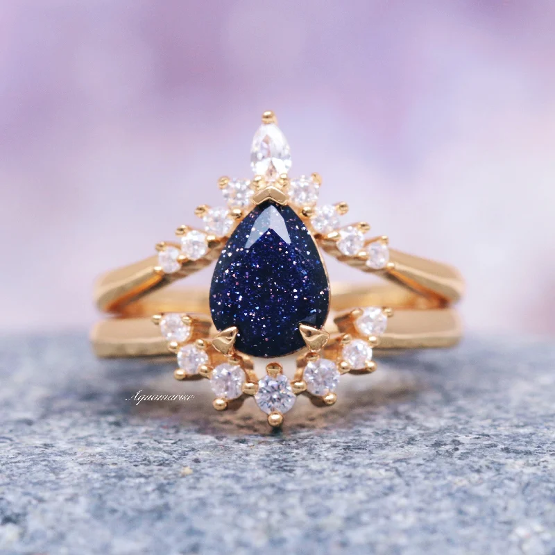 Exclusive Jewelry Sale – Grab Timeless Pieces Now Starry Night Engagement Ring Set- 14K Solid Yellow Gold Exclusive Jewelry Sale – Grab Timeless Pieces Now Starry Night Engagement Ring Set- 14K Solid Yellow Gold