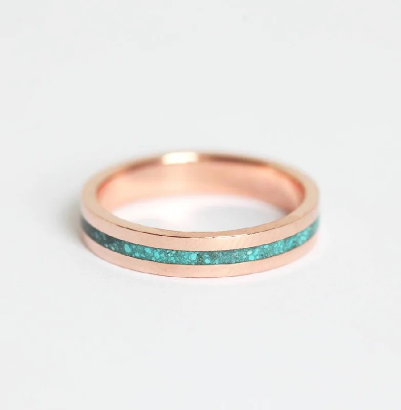 Lee Turquoise Wedding Band