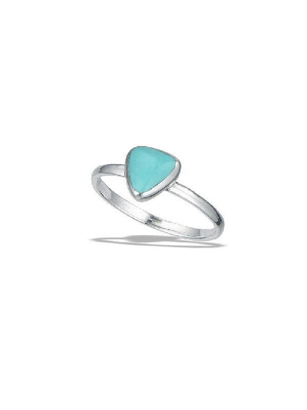 Turquoise Triangle Ring