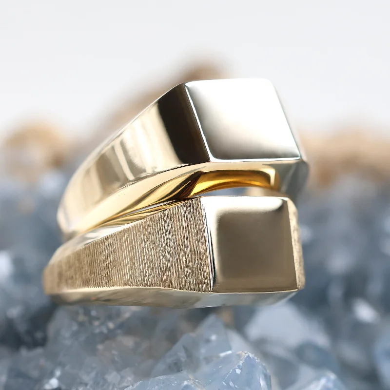 Limited-Stock Jewelry Sale – Once It's Gone, It's Gone Bold gold signet ring