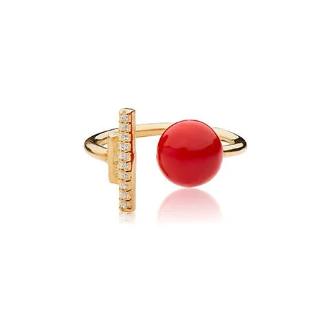 Last Chance To Grab Your Favorite Jewelry At A Discount Sparkling Ballroom Gold Plated Ring w. Zirconias Last Chance To Grab Your Favorite Jewelry At A Discount Sparkling Ballroom Gold Plated Ring w. Zirconias