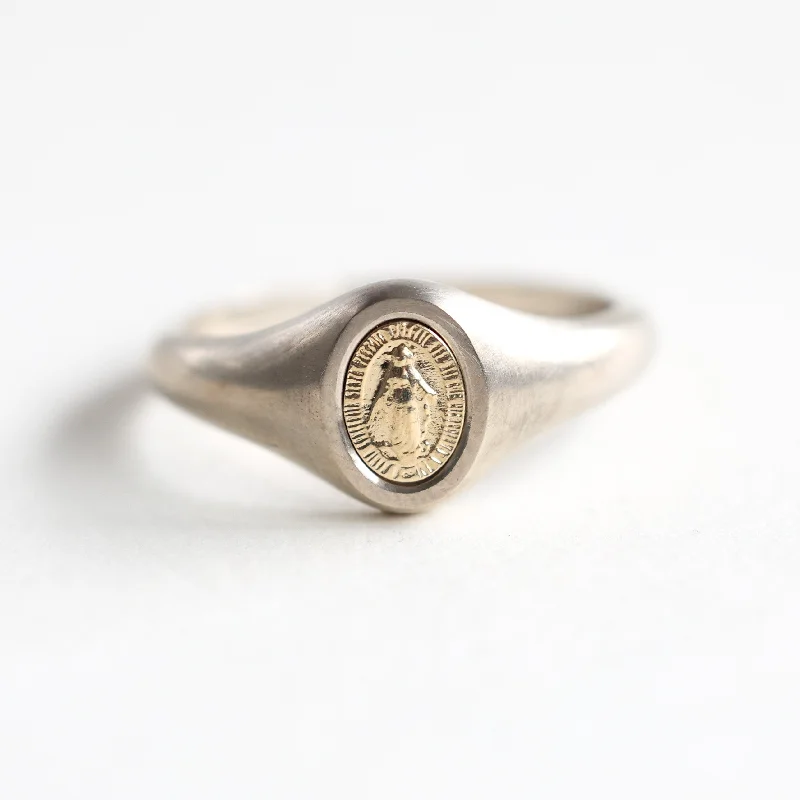 Personalized Jewelry Sale – Meaningful Gifts At Great Prices Virgin Mary Signet Ring 14K Or 18K Gold Personalized Jewelry Sale – Meaningful Gifts At Great Prices Virgin Mary Signet Ring 14K Or 18K Gold
