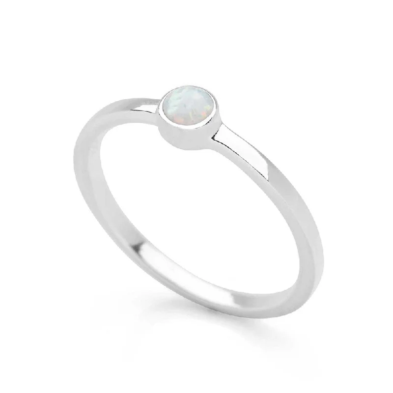 Jewelry Sale Alert – Shop Timeless Elegance Today White Opal Dot Ring