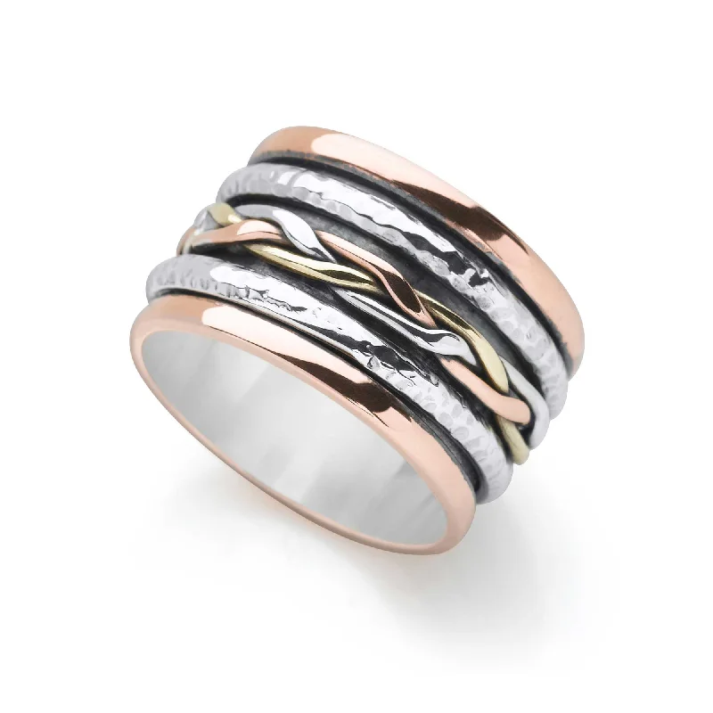 Timeless Elegance At Unbelievable Discounts Woven Spin Ring