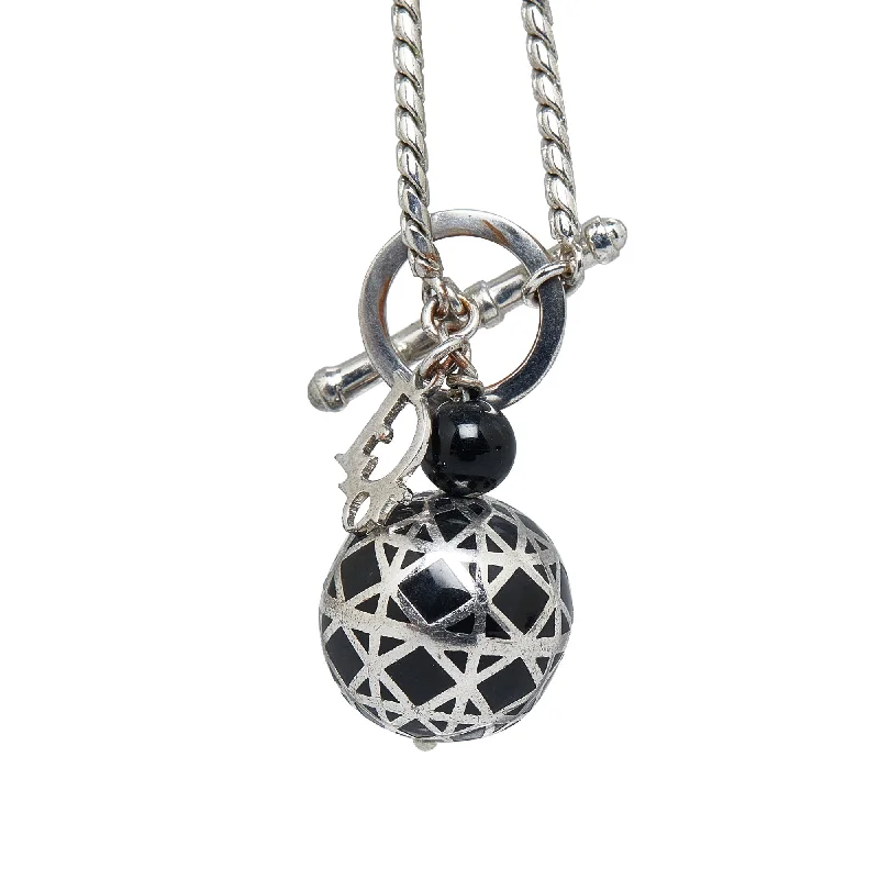 Unmissable Deals On Handmade Jewelry Collections DIOR Cannage Ball Clover Pendant Necklace Costume Necklace