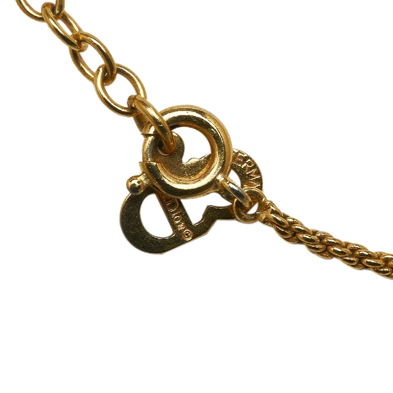 Shop High-Quality Jewelry At Jaw-Dropping Discounts DIOR CD Logo Pendant Necklace Costume Necklace