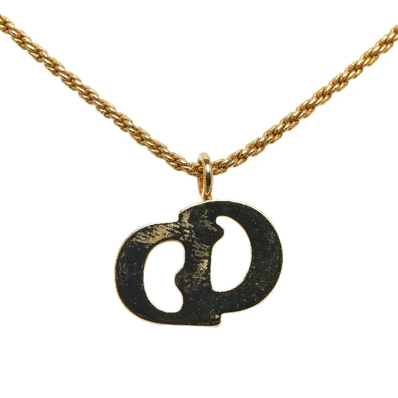 Everyday Jewelry Essentials Now On Sale DIOR CD Logo Pendant Necklace Costume Necklace