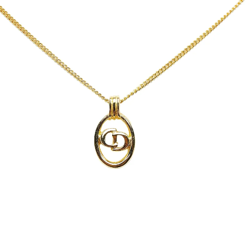 Premium Jewelry, Premium Discounts – Act Fast DIOR CD Pendant Necklace Costume Necklace