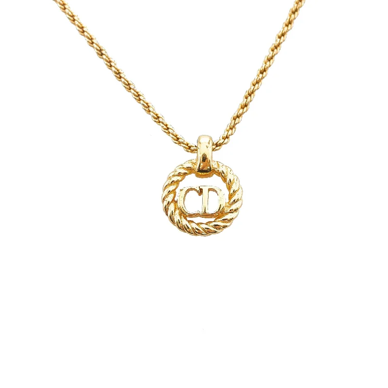 Discover Unique Jewelry With Special Limited-Time Offers DIOR CD Pendant Necklace Costume Necklace