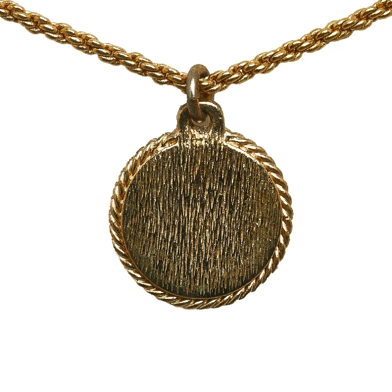 Affordable Glamour – Premium Jewelry For Less DIOR Gold-Tone Pendant Necklace Costume Necklace