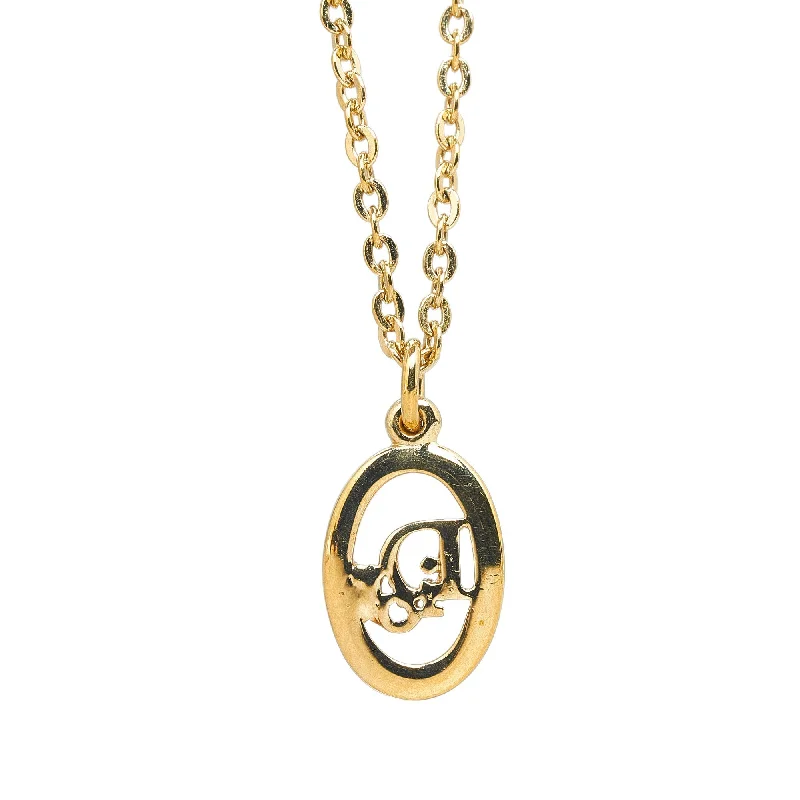 Unlock Unbeatable Jewelry Deals Before They’Re Gone DIOR Gold-Tone Pendant Necklace Costume Necklace