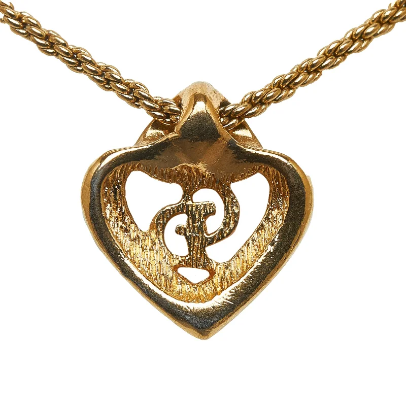 Shine Without Limits – Jewelry Sale Happening Now DIOR Heart Pendant Necklace Costume Necklace