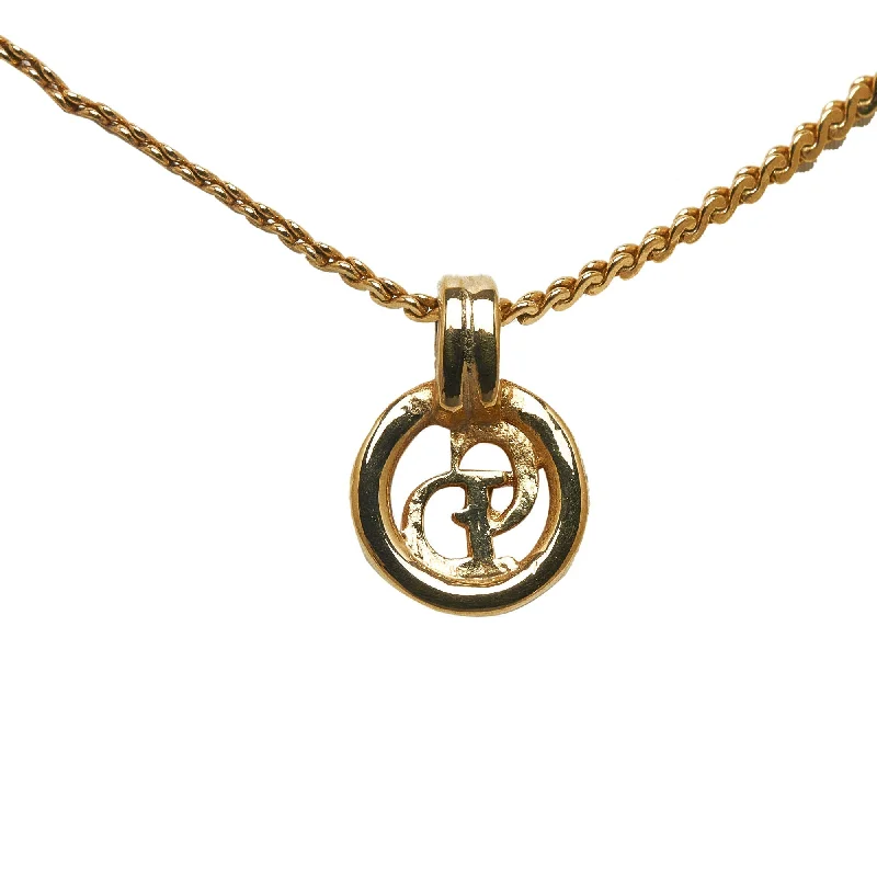 Exclusive Savings On Timeless Jewelry Pieces DIOR Logo Pendant Necklace Costume Necklace