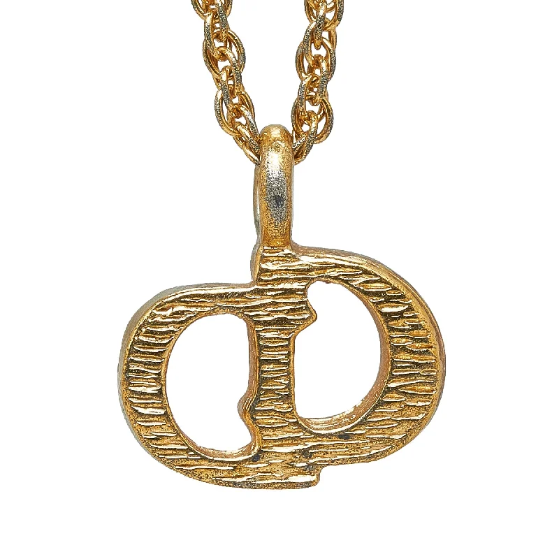 Limited-Time Jewelry Sale – Don't Miss Out On Dazzling Discounts DIOR Logo Pendant Necklace Costume Necklace