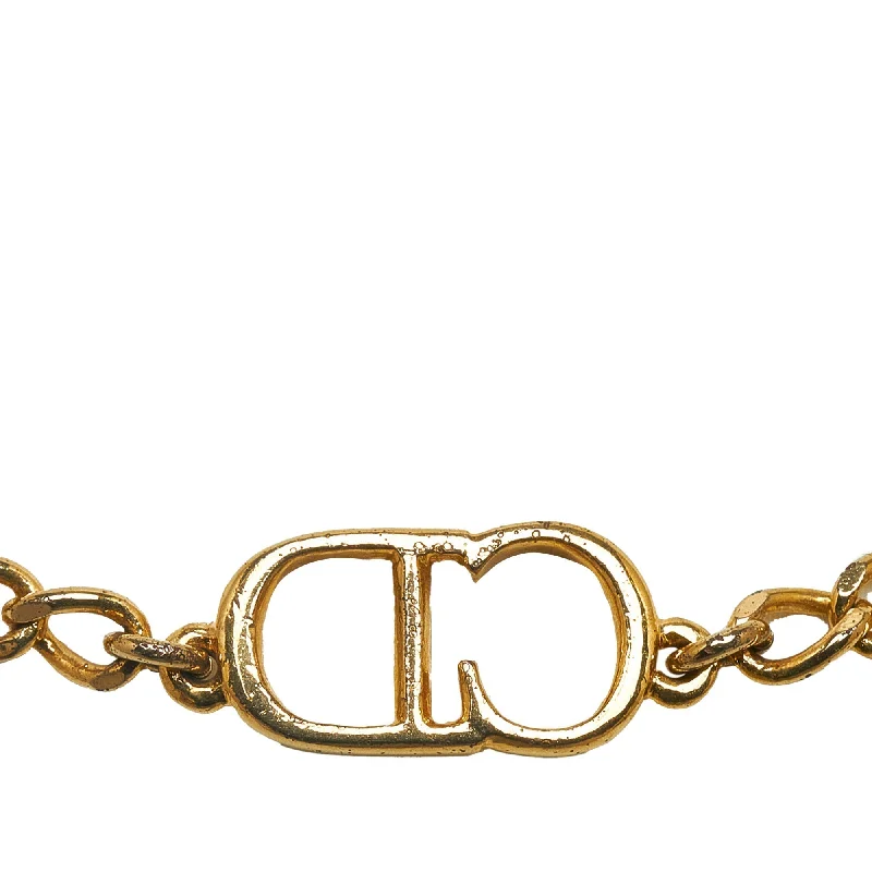 Affordable Elegance – Premium Jewelry At Special Prices DIOR Logo Pendant Necklace Costume Necklace