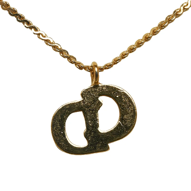 Flash Sale On Stunning Jewelry – Limited Stock Available DIOR Logo Pendant Necklace Costume Necklace
