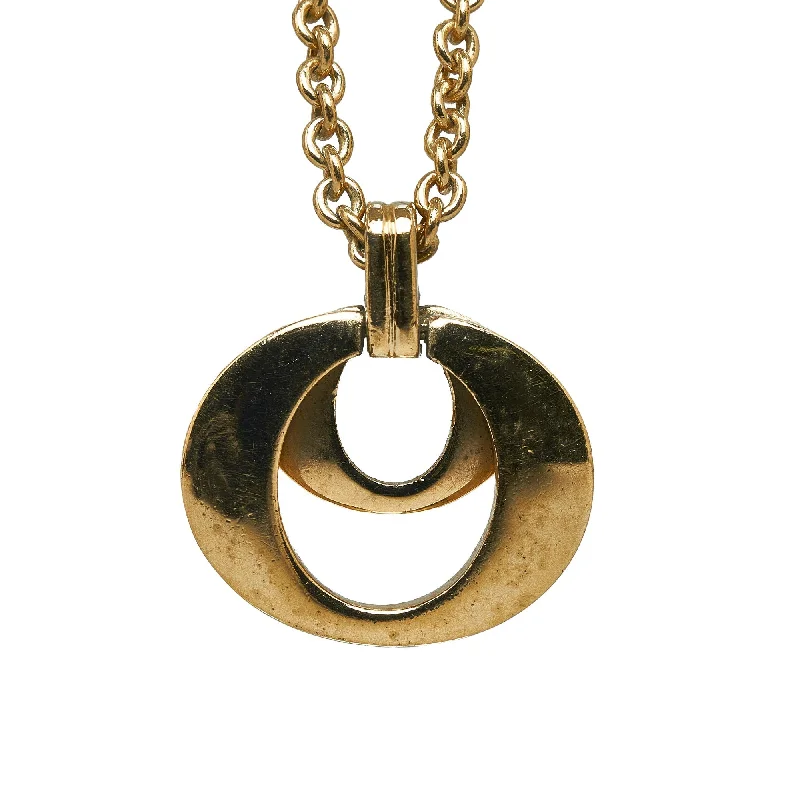 Shine Bright With Our Special Jewelry Promotions DIOR Logo Pendant Necklace Costume Necklace
